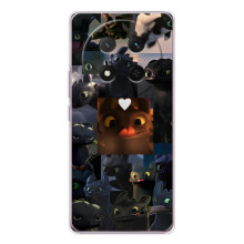 Чехол как приручить дракона на Huawei Honor X9c – Дракон коллаж