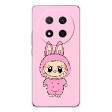 Чехол с Лабубу на Huawei Honor X9c (Розовый Лабубу)