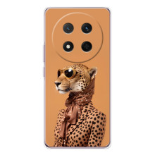 Чехол с принтом стильные животные для Хонор X9с (Стильный леопард)