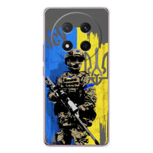 Чехол с украинским воином на Huawei Honor X9c – Воин с гербом