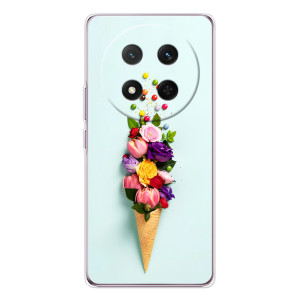 Чохли з тематикою "КВІТИ" на Huawei Honor X9c (Квітка-морозиво)