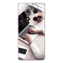 Силиконовый бампер (Работники) на Huawei Honor X9c