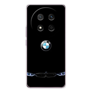 Силіконовий бампер з картинкою машини на Huawei Honor X9c (Чорний BMW)