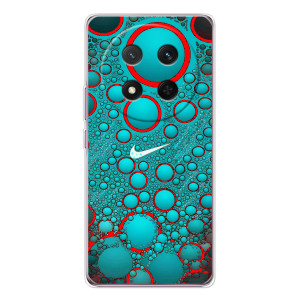 Силиконовый Чехол на Huawei Honor X9c с картинкой Nike (Найк зеленый)