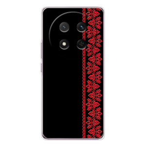 Силиконовый Чехол на Huawei Honor X9c – Красная Вышиванка