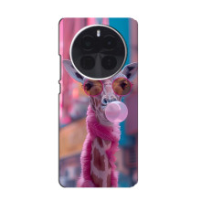 Чохол з принтом стильні тварини для Хауей Гонор Е9д 
 (Стильна жирафа)