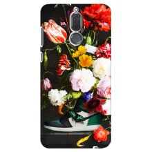 Брендновые Чехлы для Huawei Mate 10 Lite - (PREMIUMPrint) (Nike цветы)