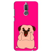 Чехол (ТПУ) Милые собачки для Huawei Mate 10 Lite – Веселый Мопсик