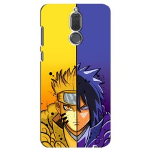 Купить Чехлы на телефон с принтом Anime для Хуавей Мейт 10 Лайт – Naruto Vs Sasuke
