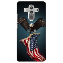 Чехол Флаг USA для Huawei Mate 10 Pro – Орел и флаг