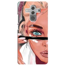Чехол с печатью для Huawei Mate 10 Pro - (Мода) (AlphaPrint) (Макияж)