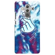 Чехол с принтом для Huawei Mate 10 Pro (AlphaPrint - Знак сердечка)