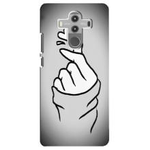 Чехол с принтом для Huawei Mate 10 Pro (AlphaPrint - Знак сердечка)