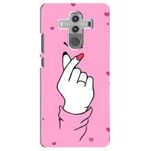 Чехол с принтом для Huawei Mate 10 Pro (AlphaPrint - Знак сердечка)