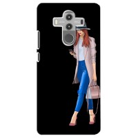 Чехол с картинкой Модные Девчонки Huawei Mate 10 Pro – Девушка со смартфоном