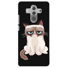 Чехол с принтом для Huawei Mate 10 Pro (AlphaPrint) Модные коты (Грустный кот)