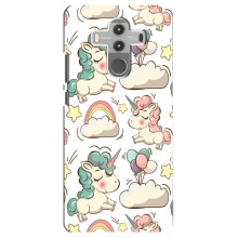 Чехол для Хуавей Мейт 10 Про - (Единорожки - Новинки) (AlphaPrint) (Единорожки)
