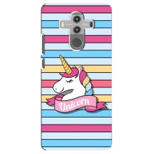 Чехол для Хуавей Мейт 10 Про - (Единорожки - Новинки) (AlphaPrint) (Unicorn)