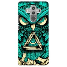 Чехол с птицами на Huawei Mate 10 Pro (VPrint) (Сова с глазом)