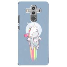 Чехол Unicorn на Huawei Mate 10 Pro (Единорог космонавт)