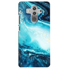 Мраморный чехол на Huawei Mate 10 Pro (VPrint) (Голубой мрамор)