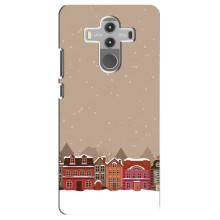 Новорічні, Святкові Чохли для Huawei Mate 10 Pro - 2024 год (Зимове місто)