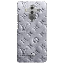 Текстурный Чехол Louis Vuitton для Хуавей Мейт 10 Про (Белый ЛВ)