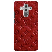 Текстурный Чехол Louis Vuitton для Хуавей Мейт 10 Про – Красный ЛВ