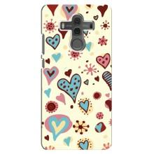 Чехлы для любимой на Хуавей Мэйт 10 (VPrint) (Сердечки)