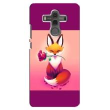 Чехлы с картинкой Лисички для Huawei Mate 10 (VPrint) (Лисичка с розочкой)