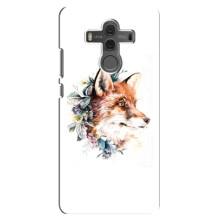 Чехлы с картинкой Лисички для Huawei Mate 10 (VPrint) (Лисичка в цветочках)