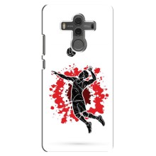 Чехлы с принтом Спортивная тематика для Huawei Mate 10 (Волейболист)