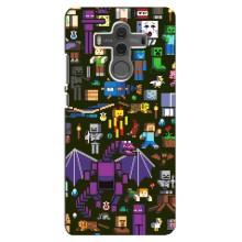 Чехол Майнкрафт на Huawei Mate 10 (AlphaPrint) Minecraft (Коллаж Майнкрафт)