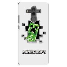 Чехол Майнкрафт на Huawei Mate 10 (AlphaPrint) Minecraft (крипер Майнкрафт)