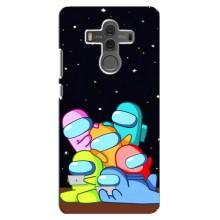 Чехол Амонг Ас для Huawei Mate 10 (AlphaPrint) (Скины в космосе)