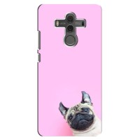 Бампер для Huawei Mate 10 с картинкой "Песики" (Собака на розовом)