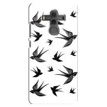 Чехол с птицами на Huawei Mate 10 (VPrint) (Ласточки)