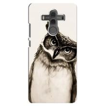 Чехол с птицами на Huawei Mate 10 (VPrint) (Сова)
