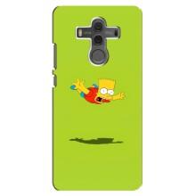 Чехол с Симпсонами для Huawei Mate 10 (VPrint) (Барт Симпсон)