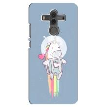Чехол Unicorn на Huawei Mate 10 (Единорог космонавт)