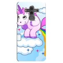 Чехол Unicorn на Huawei Mate 10 (Радуга единорожка)