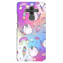 Чехол Unicorn на Huawei Mate 10 (Радуга и Единорог)