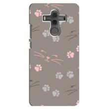 Чехол с рисунком кот на Huawei Mate 10 – Лапы и усы