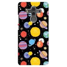 Космические Чехлы для Хуавей Мэйт 10 (VPrint) (Рисованные планеты)