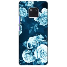 Чехлы (ART) Цветы на Huawei Mate 20 Pro, LYa-l09, LYA-L29 (VPrint) (Блактині бутони)