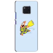 Чехлы с Патриком на Huawei Mate 20 Pro, LYa-l09, LYA-L29 (Патрик с подушкой)