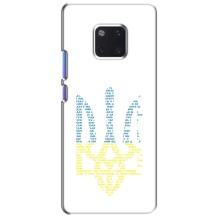 Чехлы для Huawei Mate 20 Pro, LYa-l09, LYA-L29  Укр. Символика (AlphaPrint) (Герб из букв)