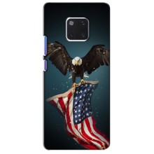 Чехол Флаг USA для Huawei Mate 20 Pro, LYa-l09, LYA-L29 – Орел и флаг
