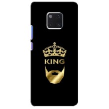 Чехол (Корона на чёрном фоне) для Хуавей Мейт 20 Про – KING