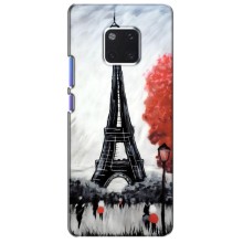 Чохол Ейфелева Вежа Huawei Mate 20 Pro, LYa-l09, LYA-L29 - (AlphaPrint) – Вежа в Парижі